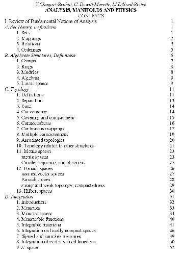 Analysis, manifolds and physics