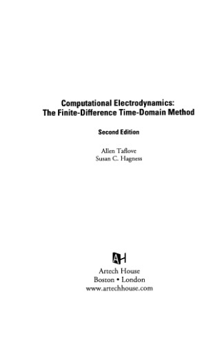 Computational Electrodynamics The Finite-Difference Time-Domain Method