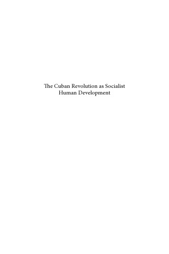 The Cuban Revolution as Socialist Human Development