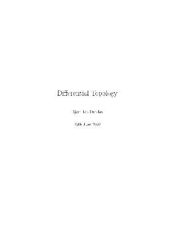 differential topology