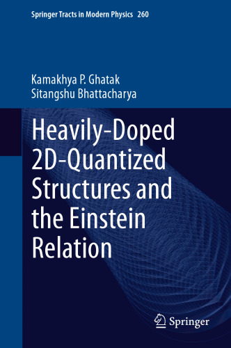 Heavily-Doped 2D-Quantized Structures and the Einstein Relation