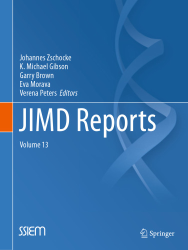 JIMD Reports - Case and Research Reports, Volume 13