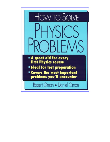 How to solve physics problems