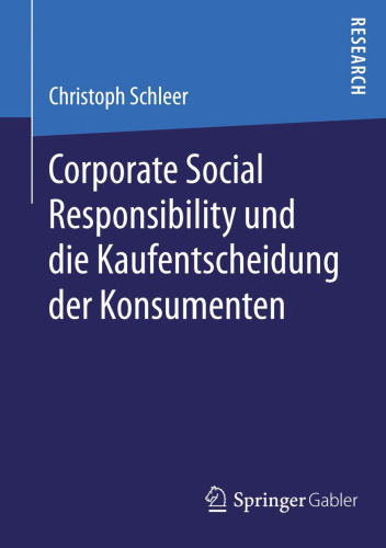 Corporate Social Responsibility und die Kaufentscheidung der Konsumenten