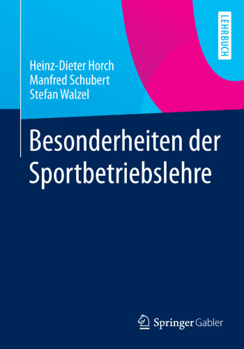 Besonderheiten der Sportbetriebslehre