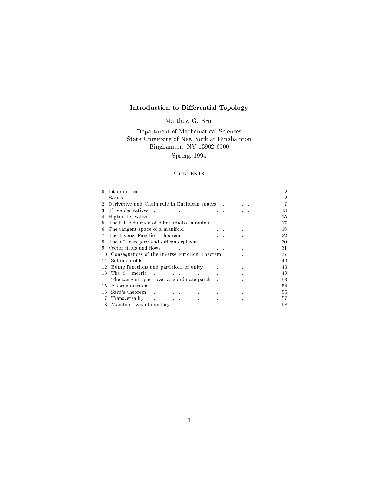 Introduction to Differential Topology