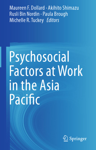 Psychosocial Factors at Work in the Asia Pacific