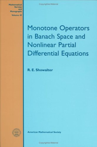 Monotone Operators in Banach Space and Nonlinear partial differential equation