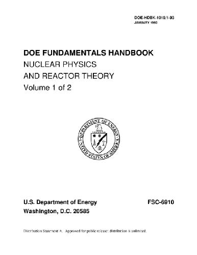 Nuclear Physics and Reactor Theory