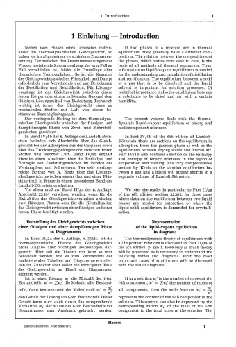 Themodynamic Equilibria of Boiling Mixtures