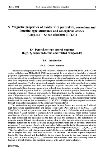 Perovskite-Type Layered Cuprates (High-T{c} Superconductors and Related Compounds)