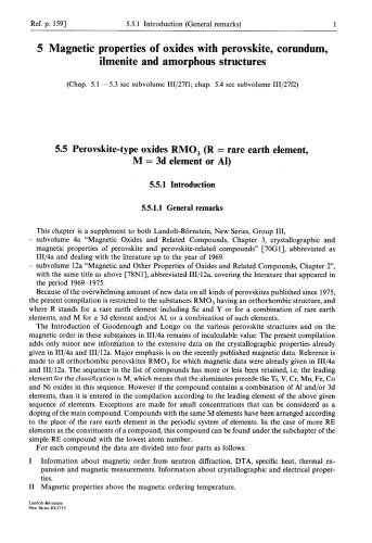 Perovskites II, Oxides with Corundum, Ilmenite and Amorphous Structures