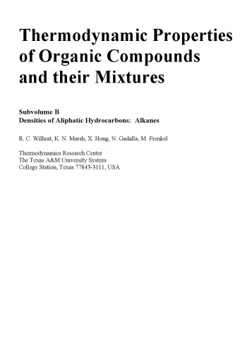 Densities of Aliphatic Hydrocarbons _ Alkanes