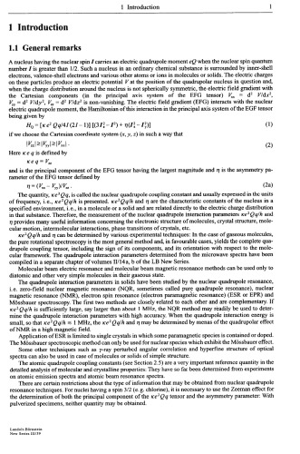 Nuclear Quadrupole Resonance Spectroscopy Data