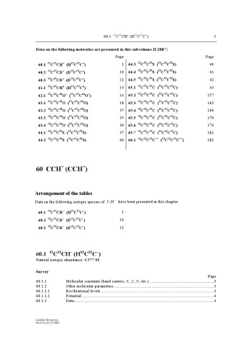 Linear Triatomic Molecules - HCC-, HCC+, CCO-, CCO, CCS, CCC, CCC++