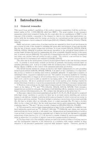 Tables of Neutron Resonance Parameters: Supplement to Subvolume B