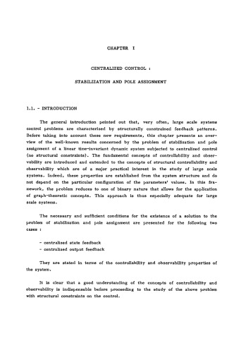 Large Scale Systems: Decentralization, Structure Constraints and Fixed Modes