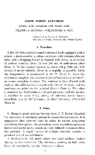 Organic Synthesis