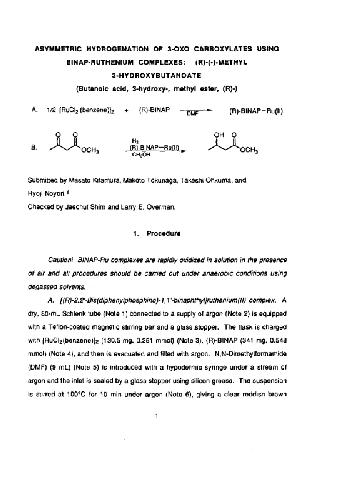 Organic Synthesis