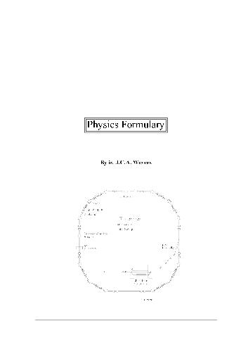 Physics Formulary