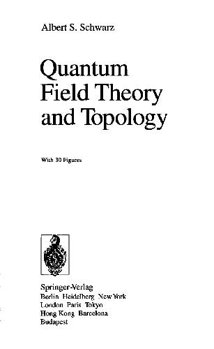 QFT and Topology