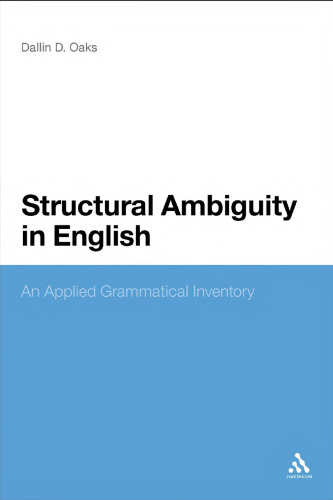 Structural Ambiguity in English: An Applied Grammatical Inventory