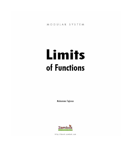 Limits of Functions (Zambak)