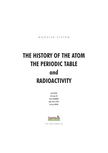 Chemistry The History of Atom, The Periodic Table and Radioactivity (Zambak)