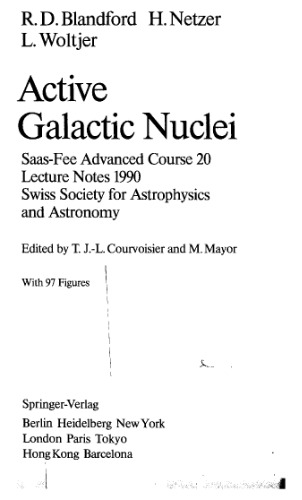 Active galactic nuclei