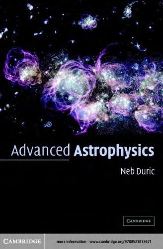 Advanced astrophysics