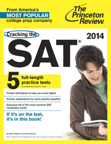 Cracking the SAT with 8 Practice Tests & DVD, 2014 Edition