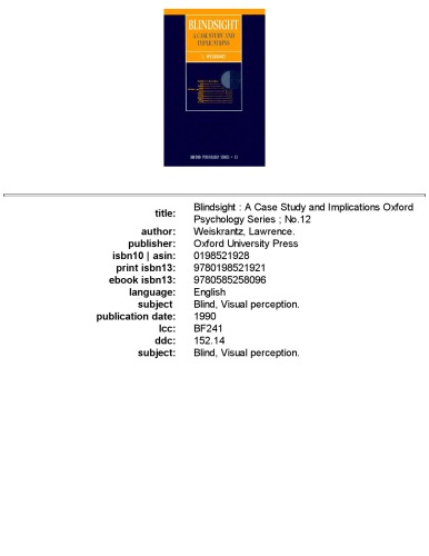 Blindsight_ a case study and implications