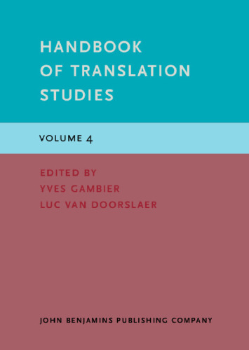 Handbook of Translation Studies: Volume 4