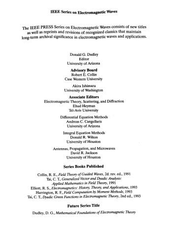 Dyadic Green Functions in Electromagnetic Theory