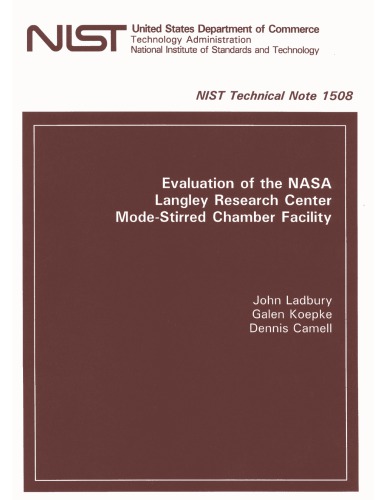 Evaluation of the NASA Langley Research Center Mode-Stirred Chamber Facility