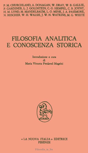 Filosofia analitica e conoscenza storic