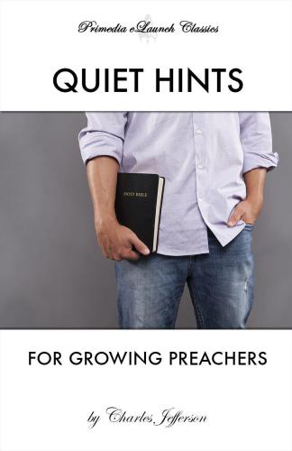 Quiet hints to growing preachers in my study