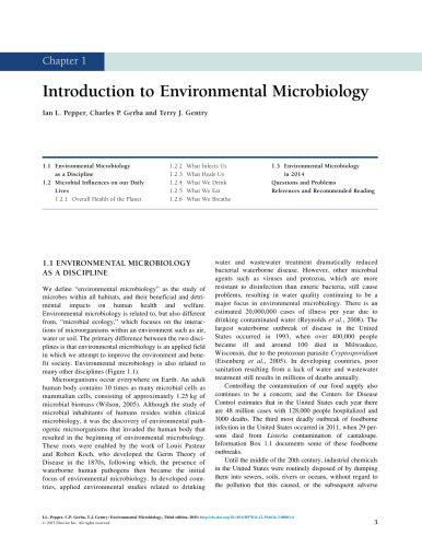 Environmental microbiology