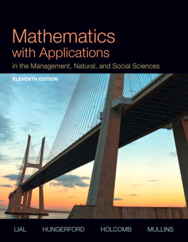 Mathematics with Applications In the Management, Natural and Social Sciences