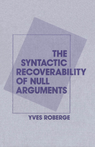 The Syntactic Recoverability of Null Arguments