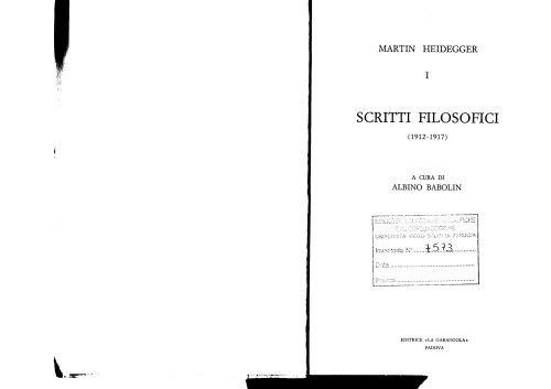 Scritti filosofici 1912-1917