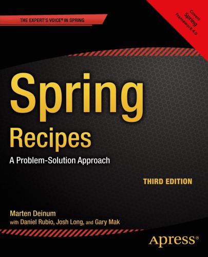 Spring Recipes A Problem-Solution Approach