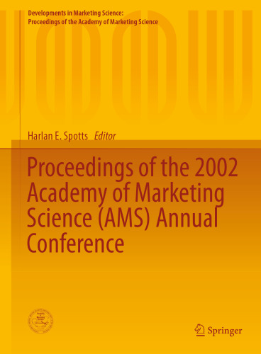 Proceedings of the 2002 Academy of Marketing Science (AMS) Annual Conference