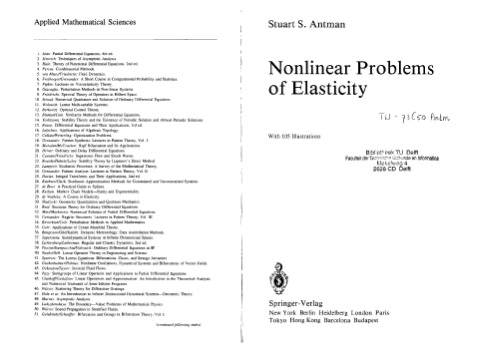 Nonlinear Problems of Elasticity