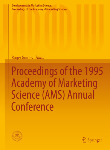 Proceedings of the 1995 Academy of Marketing Science (AMS) Annual Conference