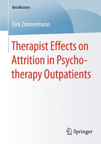 Therapist Effects on Attrition in Psychotherapy Outpatients