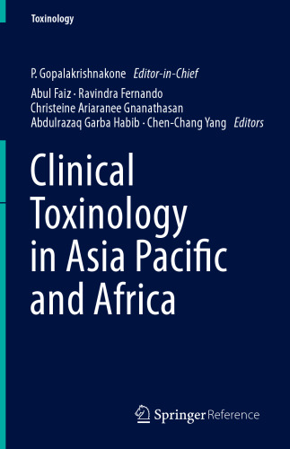 Clinical Toxinology in Asia Pacific and Africa