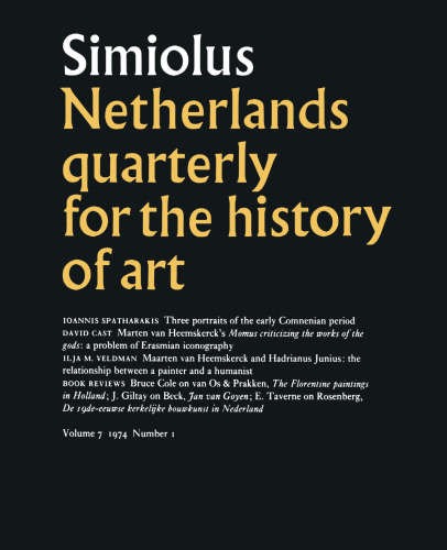 Netherlands quarterly for the history of art