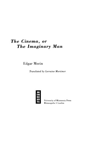 The Cinema, or The Imaginary Man