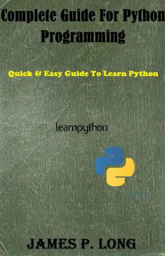 Complete Guide For Python Programming